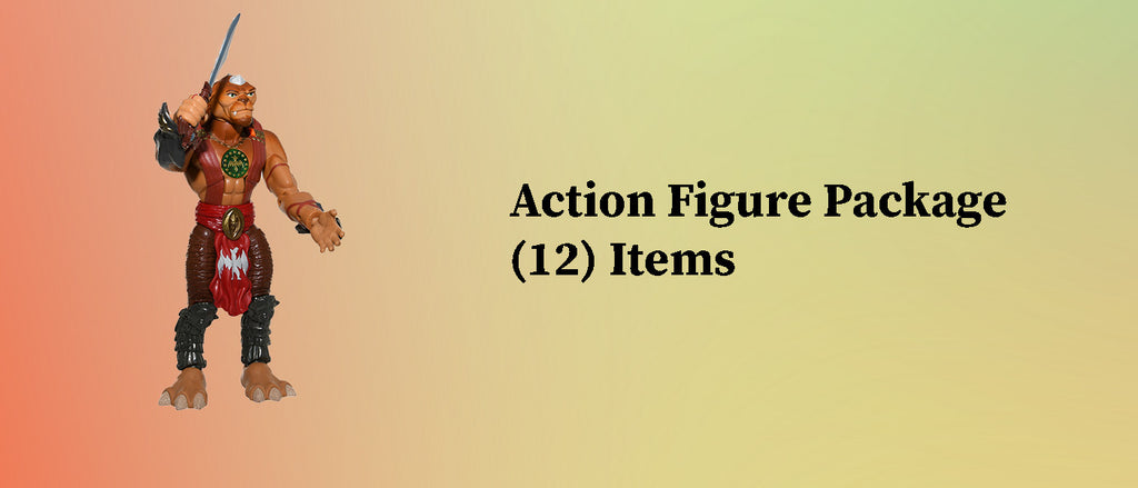 Action Figure Package (12) items