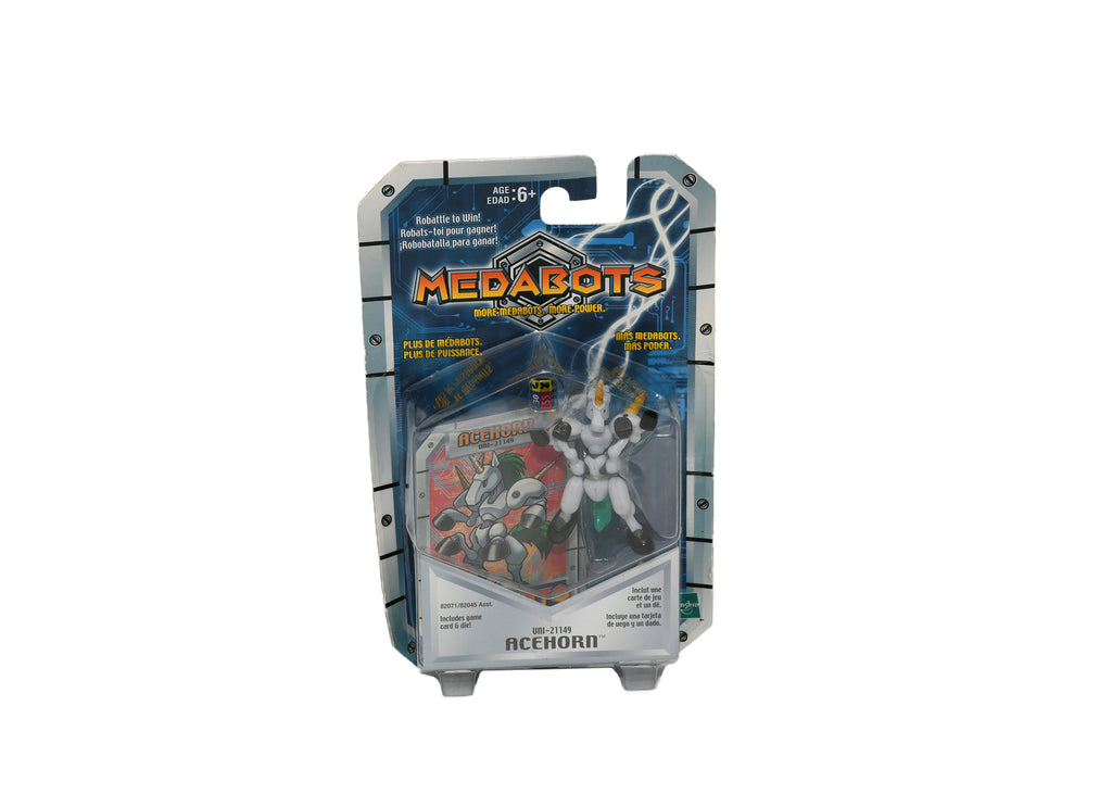 Hasbro Medabots Ace Horn. English-French Packaging NIB