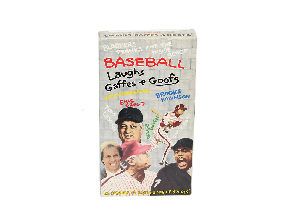 Baseball Laughs Gaffes & Goofs -VHS