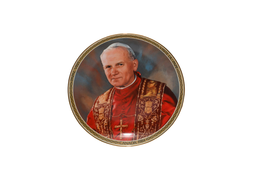 His Holiness John Paul II Commemorative Plate #14364 1984