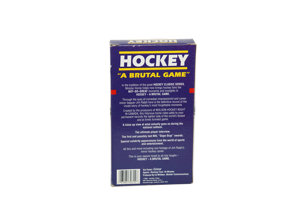 Hockey A Brutal Game Not So Great Moments In Hockey - VHS