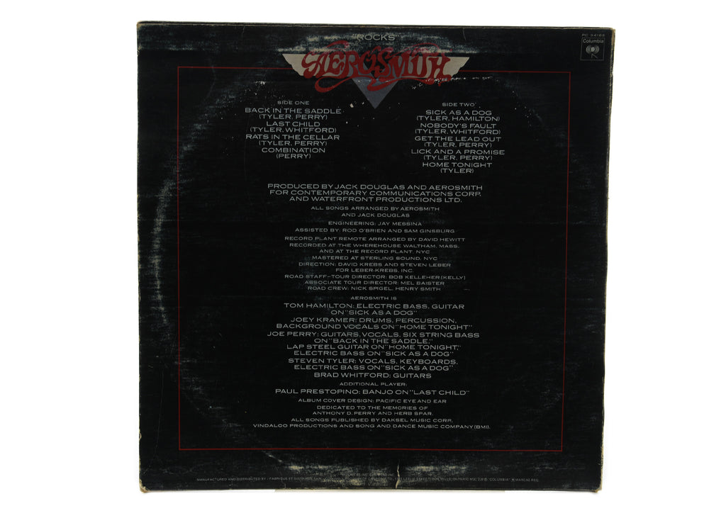 Aerosmith - Rocks LP Vinyl Album