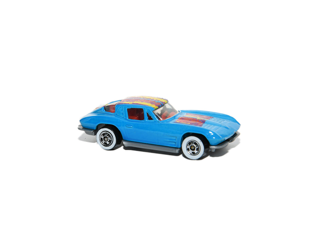 Mattel Hot Wheels-Corvette Light Blue