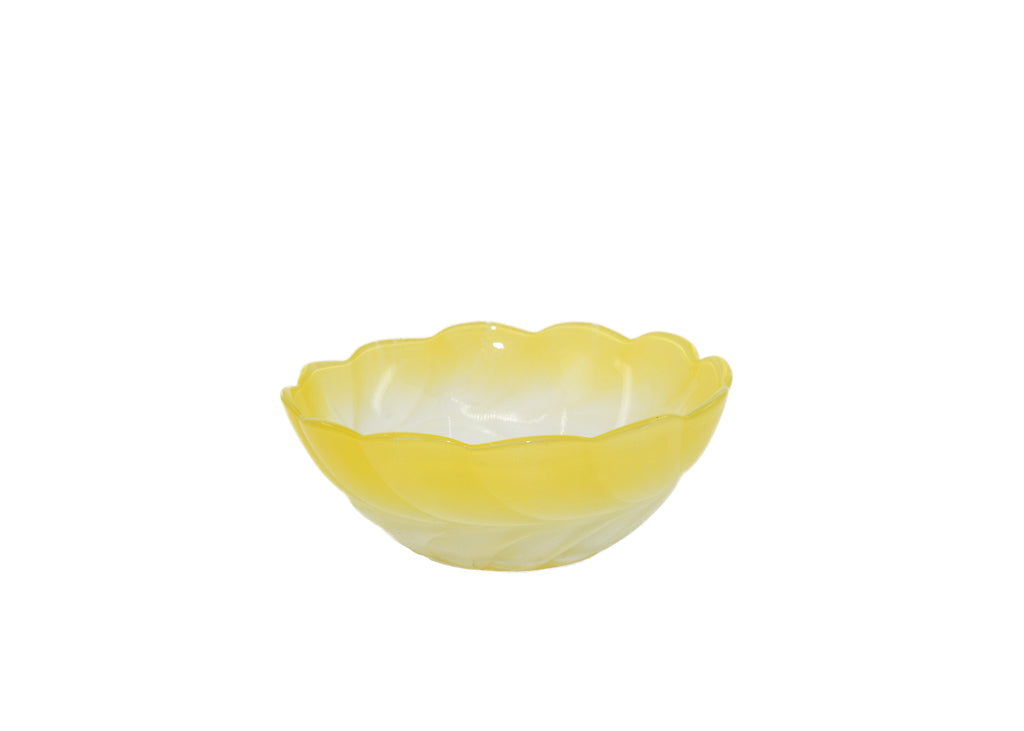 Light Yellow Glass Dish
