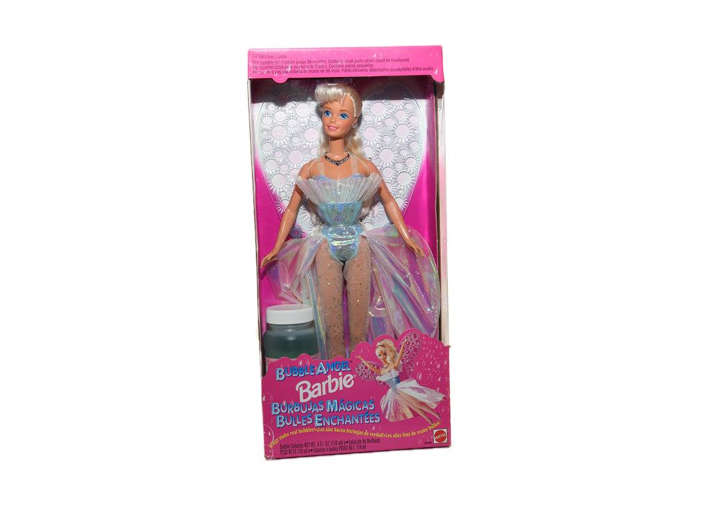 Mattel Barbie Bubble Angel Multilingual Box # 12443 NIB 1994