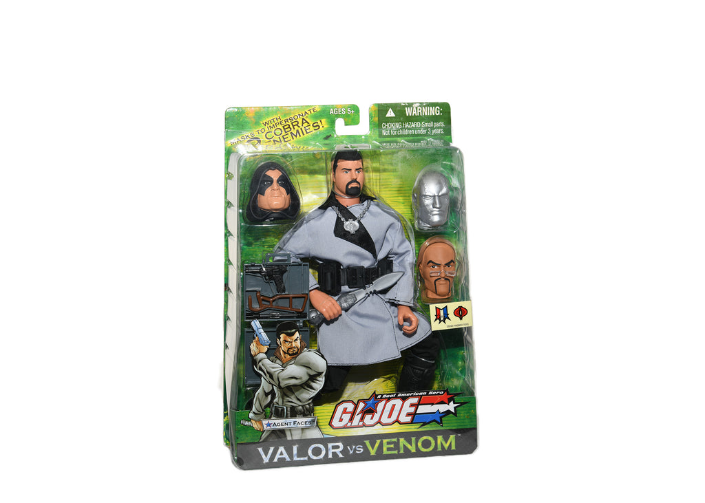 Hasbro G.I. Joe Doll-Valor vs Venom Agent Faces NIB