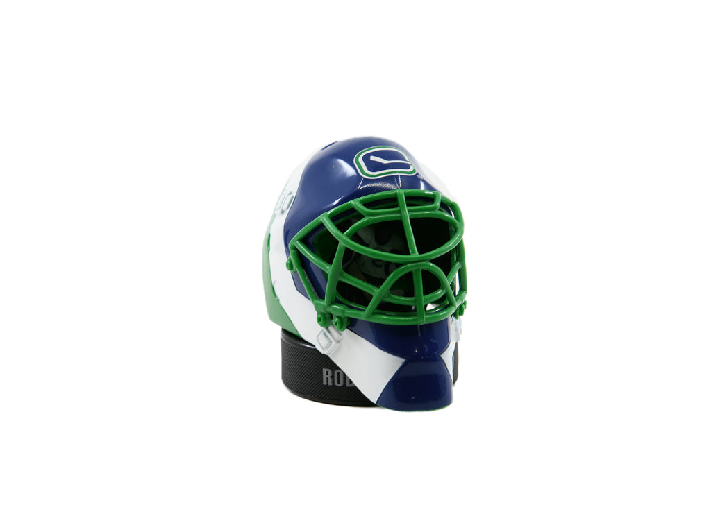 NHL Mini Plastic Goalie Mask & Puck - Ruberto Luongo-Vancouver