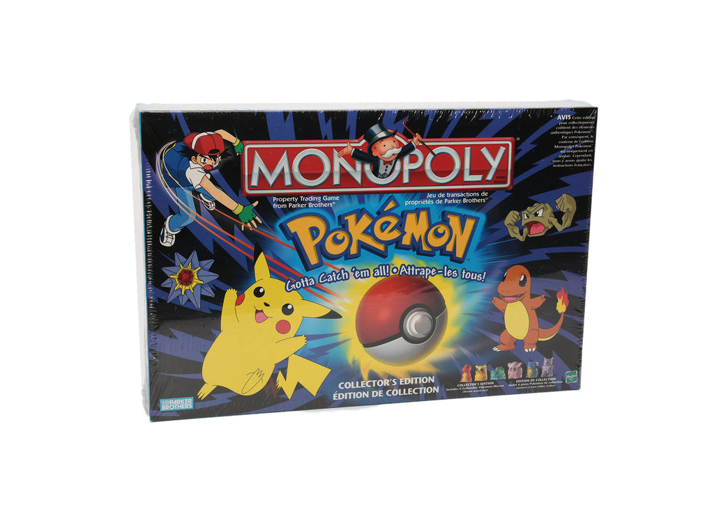 Pokemon-Monopoly-Collector's Edition English-French Packaging 1999 NIB