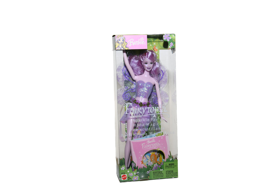 Mattel Barbie Doll-Fairy Topia-Sparkle Fairy-Purple NIB B5736 Multilingual