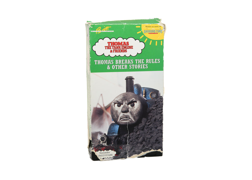 Thomas The Tank Engine & Friends Thomas Breaks The Rules VHS Tape. Storyteller Ringo Starr 1990