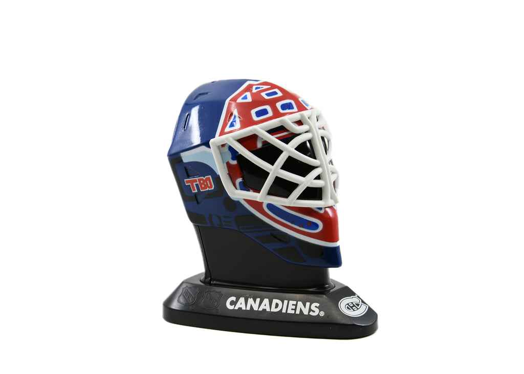 NHL Mini Plastic Goalie Mask -Montreal Jocelyn Thibault