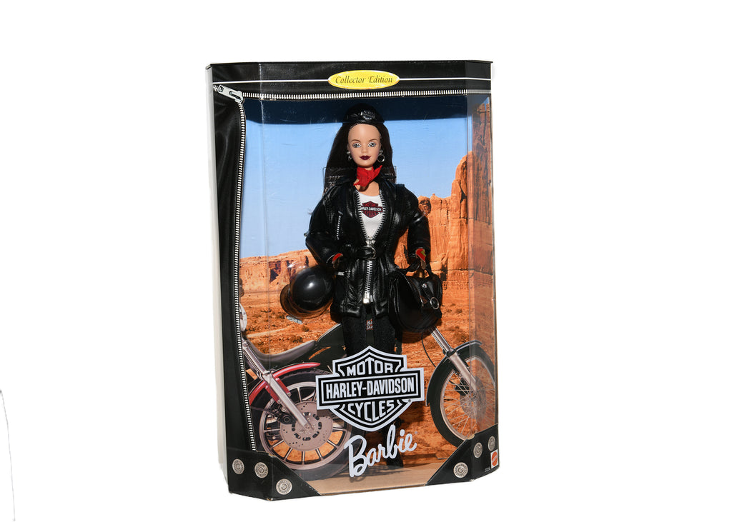 Mattel Barbie Doll-Harley Davidson Cycles Black Leather Outfit NIB 22256