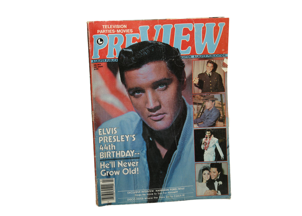Elvis-Preview Magazine Feb 1979 Elvis Presley's 44 Birthday