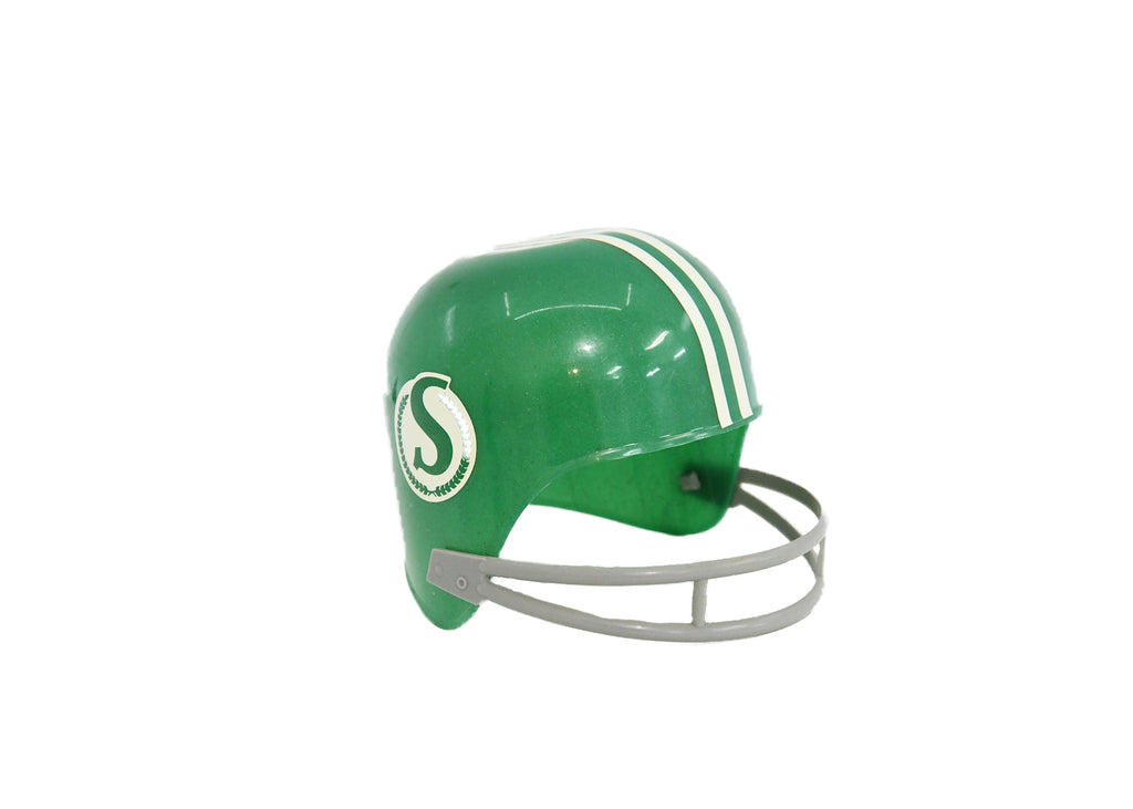 CFL Plastic Football Helmets-Saskatchewan Roughriders