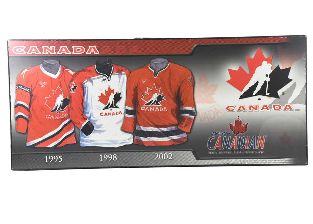 Team Canada Hockey Plaque-1995,1998,2002