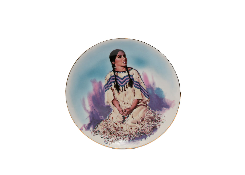Schmid "The MAIDEN" from PRAIRIE WOMAN Series #1 by Jack Hines Plate LE 1982