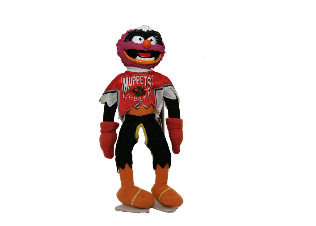 Muppets Animal NHL Hockey Player Plush Toy Doll McDonalds 1995