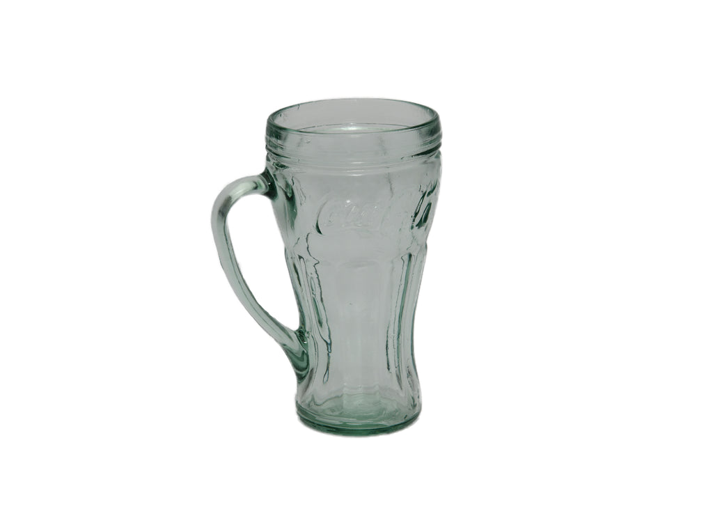 Coca-Cola Vintage Libbey Green Glass Mug
