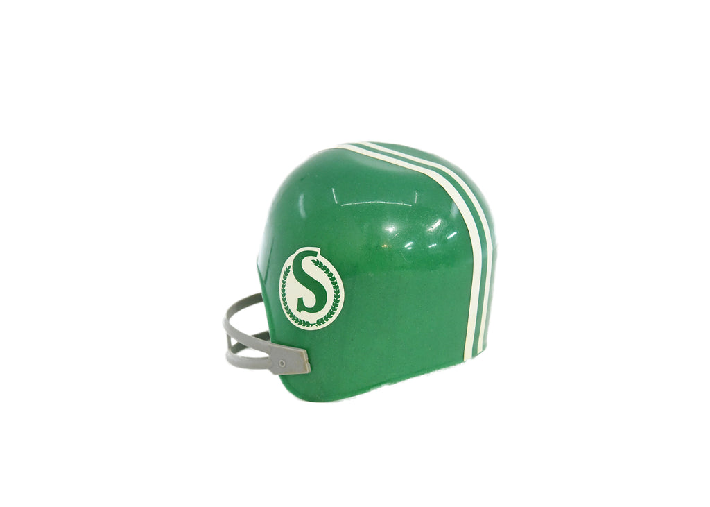 CFL Plastic Football Helmets-Saskatchewan Roughriders