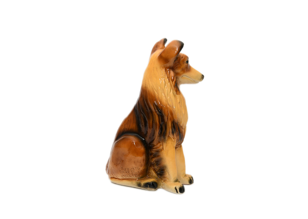 Dog Collie - Vintage Porcelain Figurine