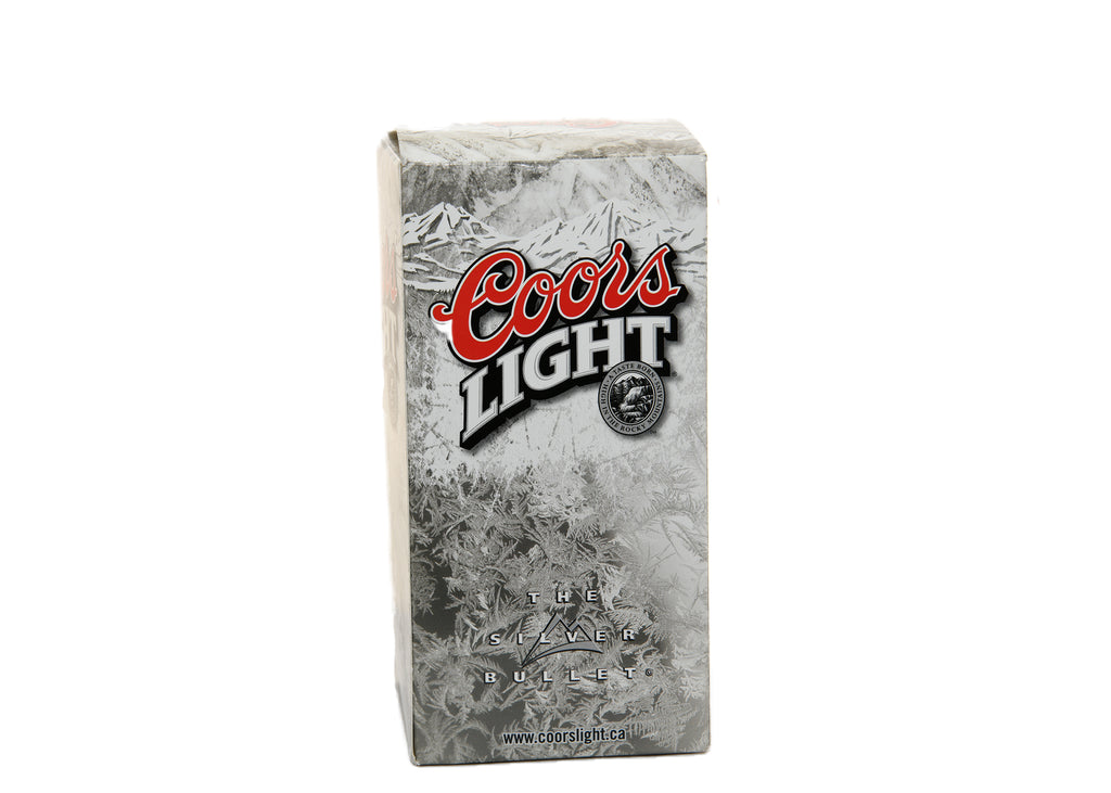 Coors Light The Silver Bullet Frosted Glass