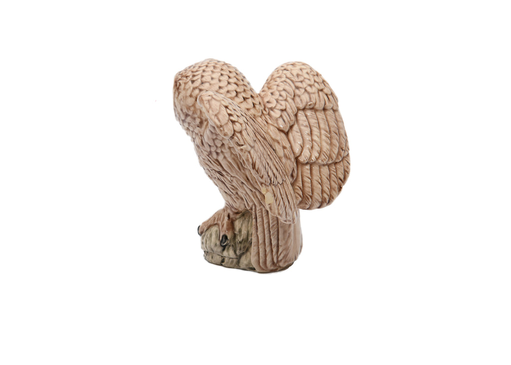The Charm of Creamware - Owl  Figurine