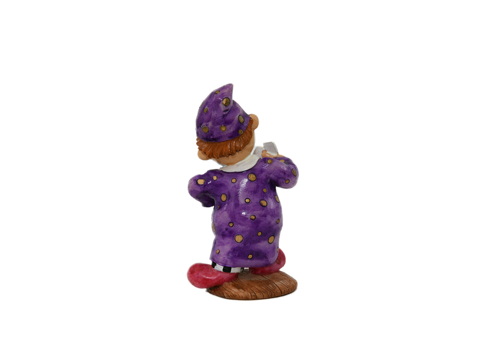 Clown Purple With Playing Cards