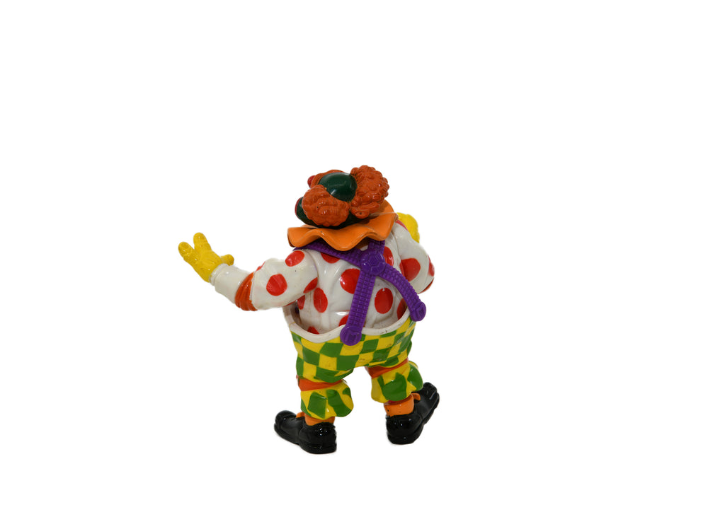 Clown With White Red Polka Dot Top - Yellow Green Pants