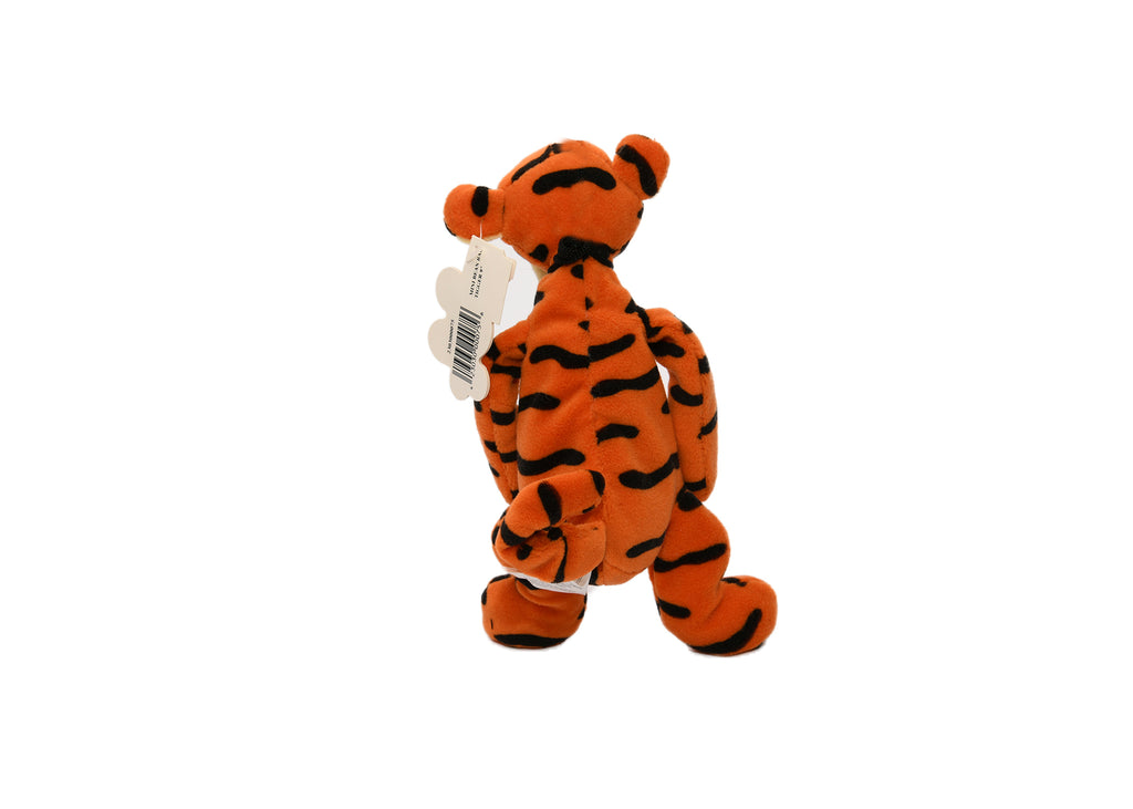 TIGGER Mini 9" Bean Bag Mouseketoys Plush Soft Stuffed Curled Tail Tiger NEW Tag