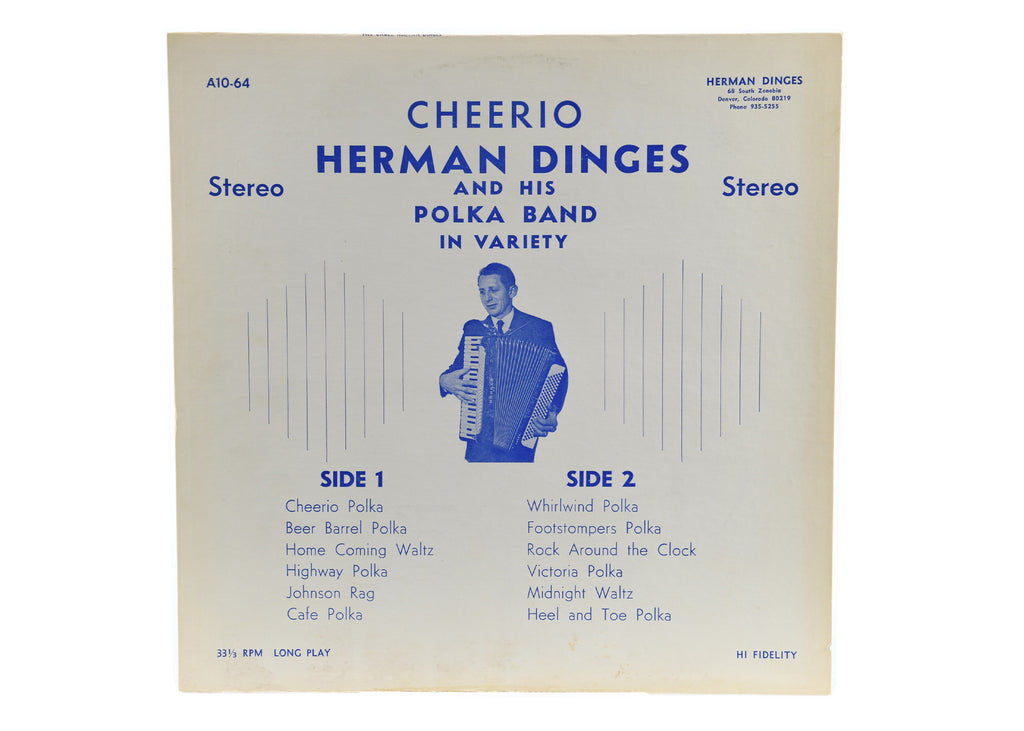 Herman Dinges And His Polka Band In Variety - Cheerio