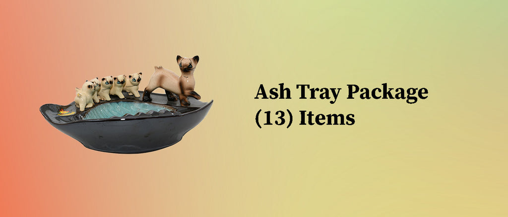 Ash Tray Package (13) Items
