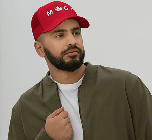 M*GA-Make Canada Great Again. Maple Leaf Ball Cap