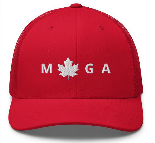 M*GA-Make Canada Great Again. Maple Leaf Ball Cap