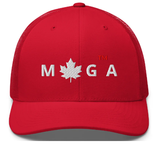 M*GA-Make Canada Great Again. Maple Leaf Ball Cap