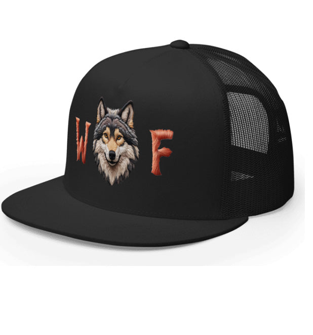 TIMBERWOLF WF BASEBALL CAP. DTF Printed Baseball Cap WF Red. Navy Blue, Black.