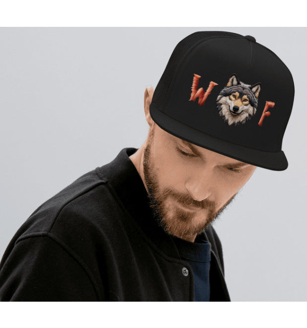 TIMBERWOLF WF BASEBALL CAP. DTF Printed Baseball Cap WF Red. Navy Blue, Black.