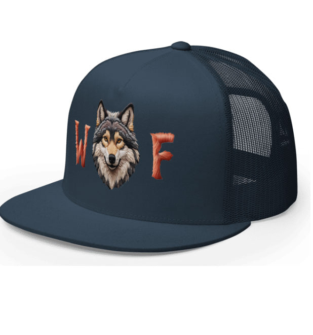 TIMBERWOLF WF BASEBALL CAP. DTF Printed Baseball Cap WF Red. Navy Blue, Black.