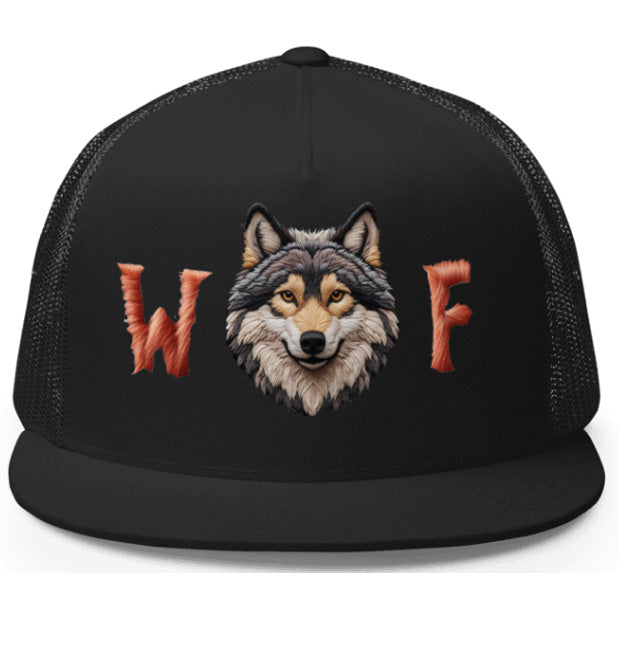 TIMBERWOLF WF BASEBALL CAP. DTF Printed Baseball Cap WF Red. Navy Blue, Black.