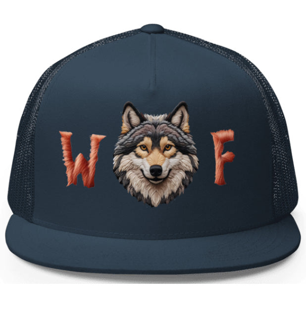 TIMBERWOLF WF BASEBALL CAP. DTF Printed Baseball Cap WF Red. Navy Blue, Black.