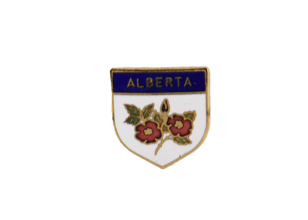 Alberta Red Rose Pin