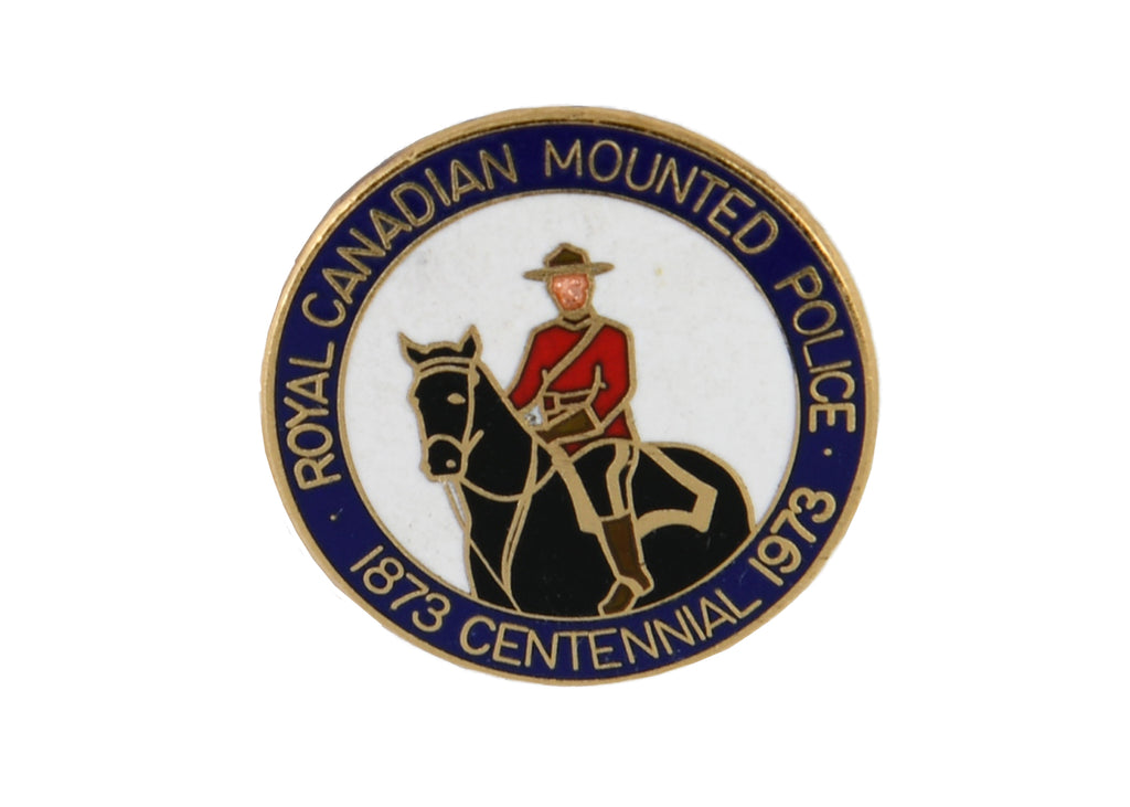 Royal Canadian Mounted Police Centennial 1873 - 1973 Pin