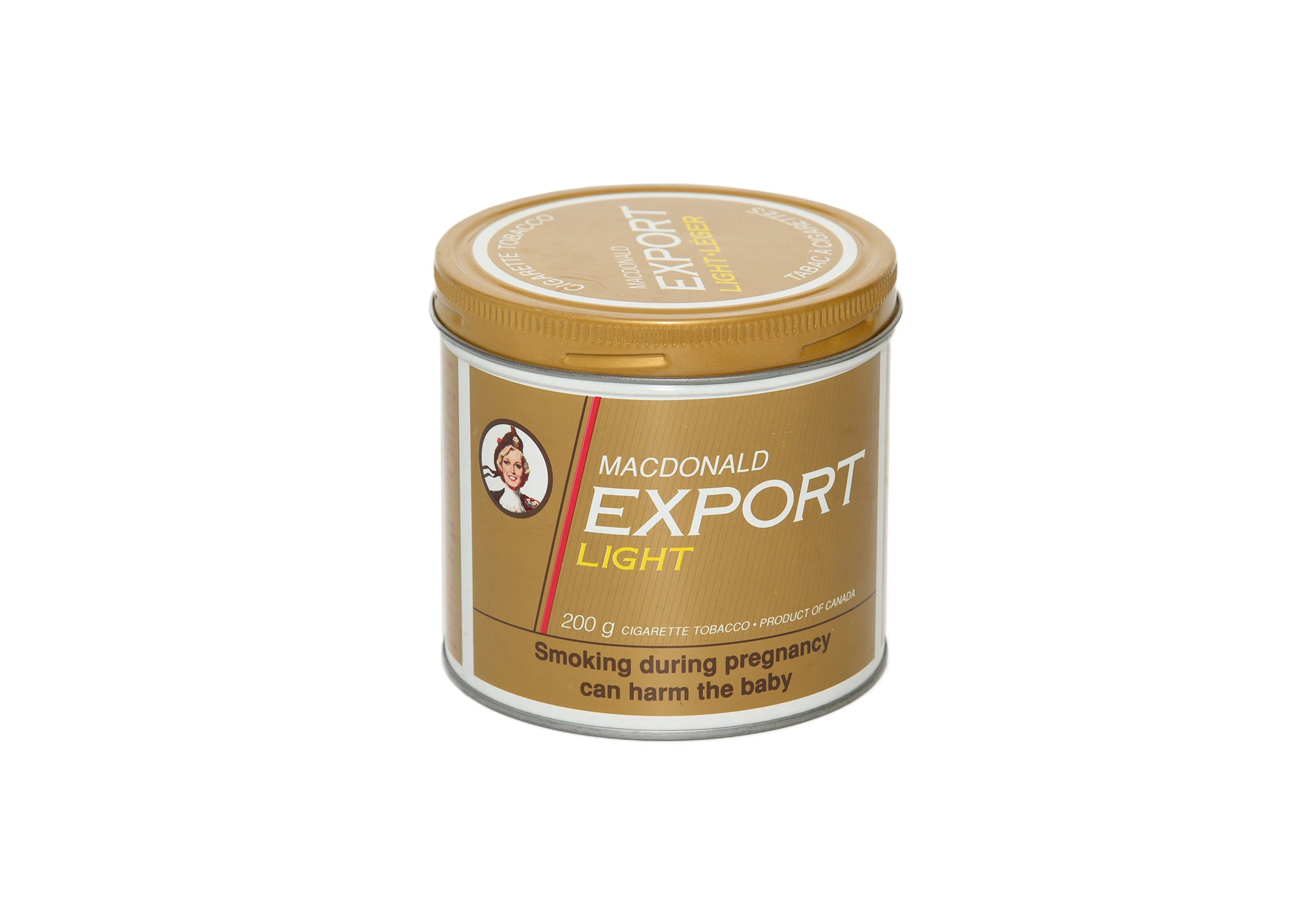 MacDonald Export Light Tobacco Canister