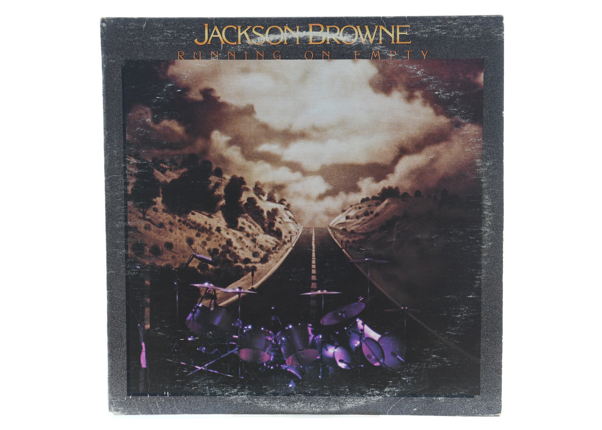 Jackson Browne Running on Empty Tシャツ Jackson Browne Running On Empty Album Cover T-Shirt Black