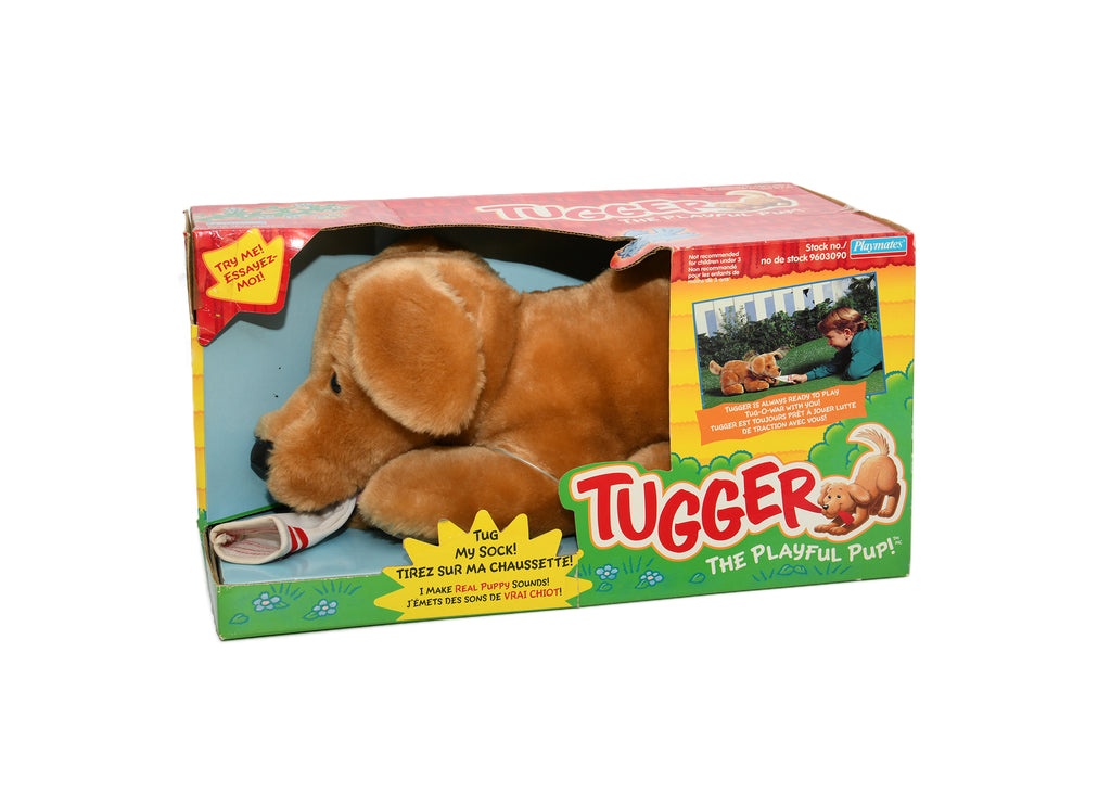 Playmates - Tugger The Playful Pup English-French Packaging 1998 NIB