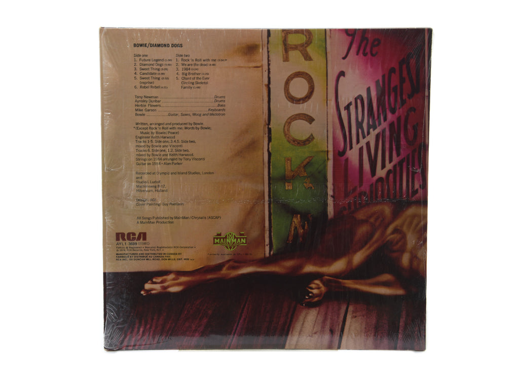 David Bowie - Diamond Dogs LP Vinyl Album 1974 RCA Label
