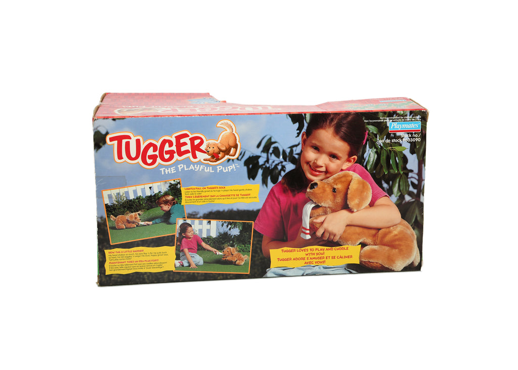 Playmates - Tugger The Playful Pup English-French Packaging 1998 NIB