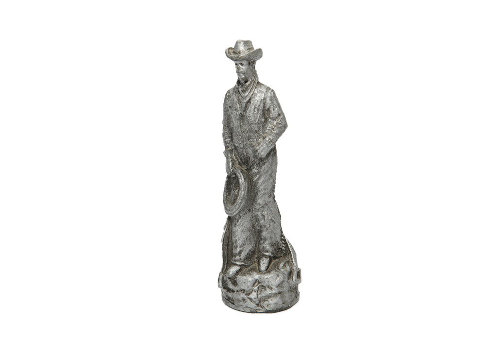 Pewter Stetson Hat Cowboy Figurine