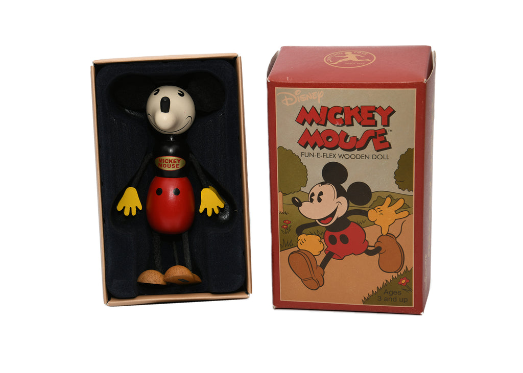 Disney Schylling Fun E-Flex Wooden Doll Mickey Mouse