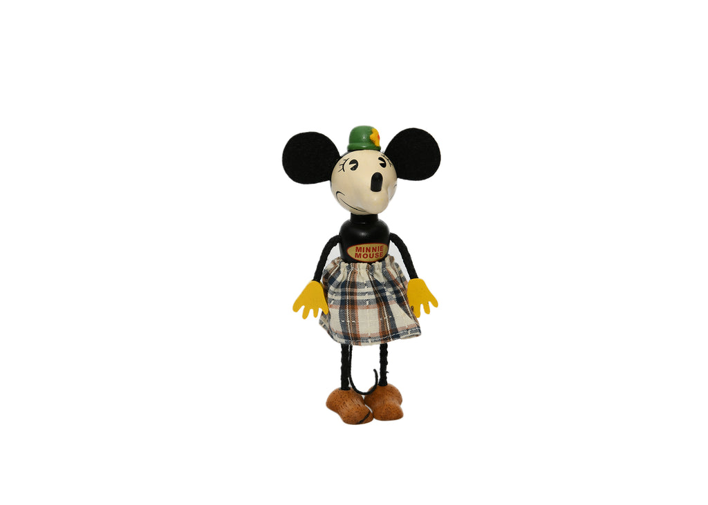 Disney Schylling Fun E-Flex Wooden Doll Minnie Mouse