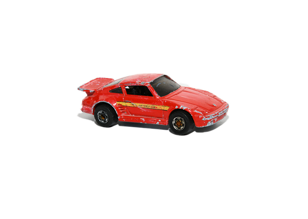 Mattel Hot Wheels-1989 Porsche Turbo Red Car